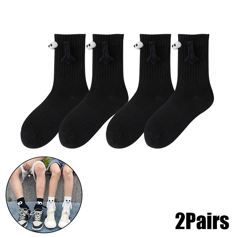 Novelty Magnetic Holding Hands Socks Funny Couples Socks Gifts for Women Men Teens Friends Couples Anniversary Birthday Gifts