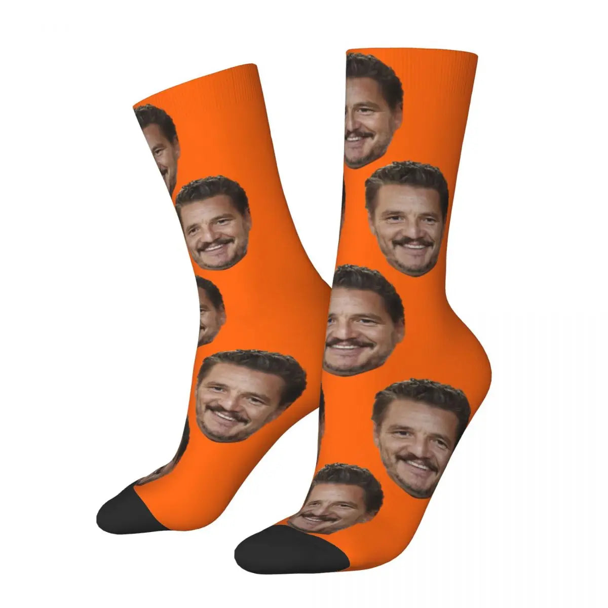 Novelty Mens Pedro Pascal Smile Unisex Winter Socks Hip Hop Happy Socks Street Style Crazy Sock