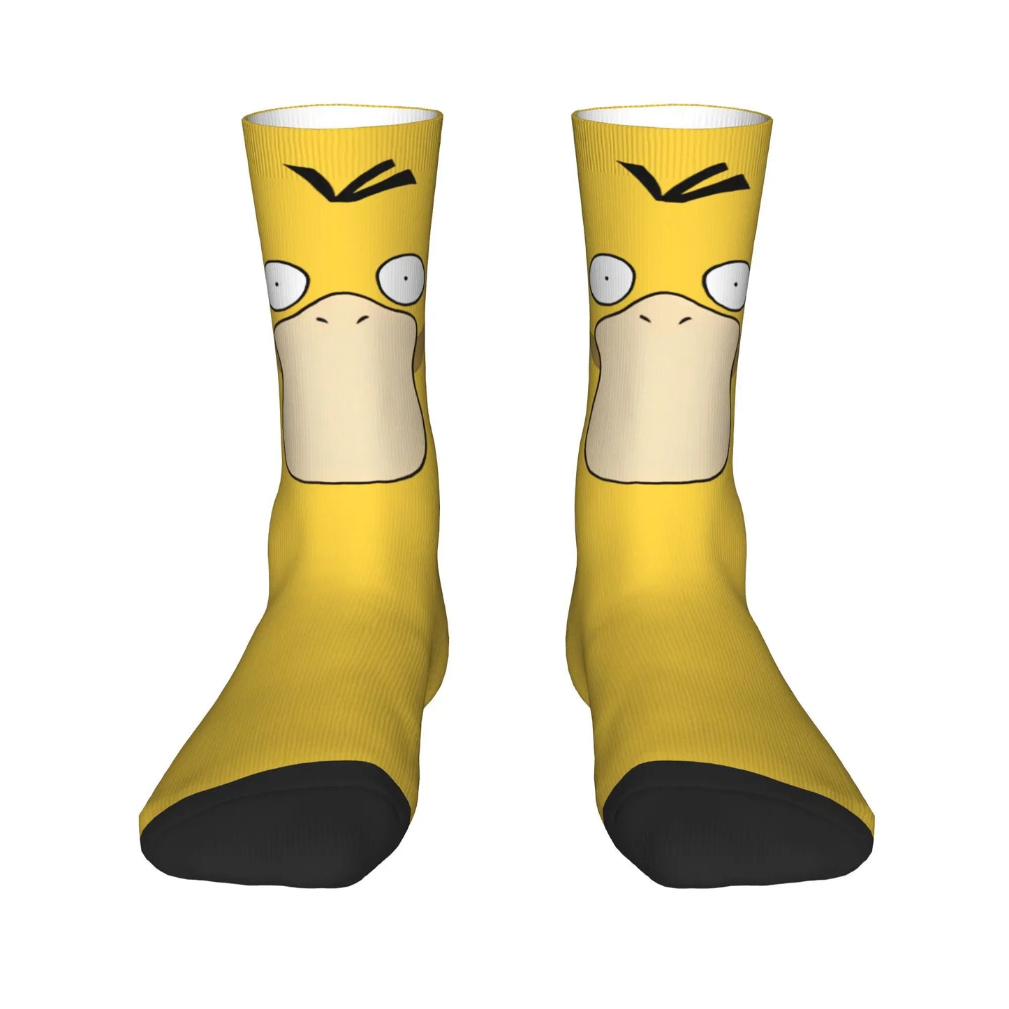 New Men's Socks Novelty Psyduck Manga   Sock Polyester Sport Women Socks Spring Summer Autumn Winter,
