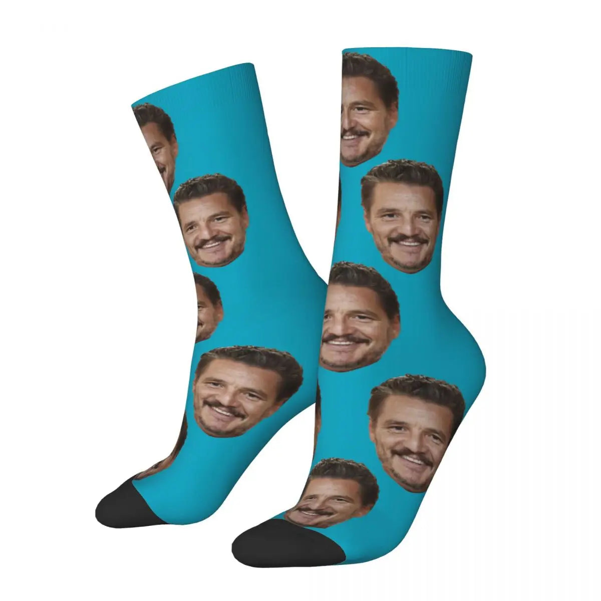 Novelty Mens Pedro Pascal Smile Unisex Winter Socks Hip Hop Happy Socks Street Style Crazy Sock