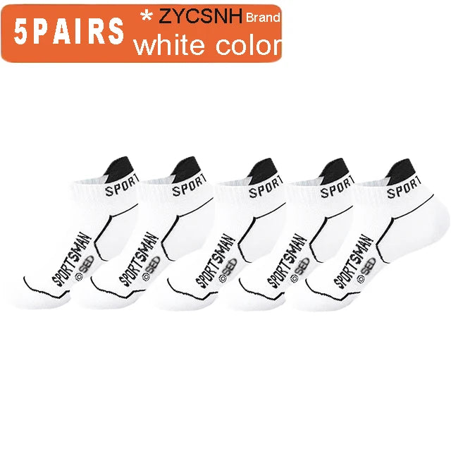 10 Pairs High Quality Socks Men's Summer Man Short Socks Breathable Ankle Socks Cotton Sports Socks Black Thin Cut Run Men Socks