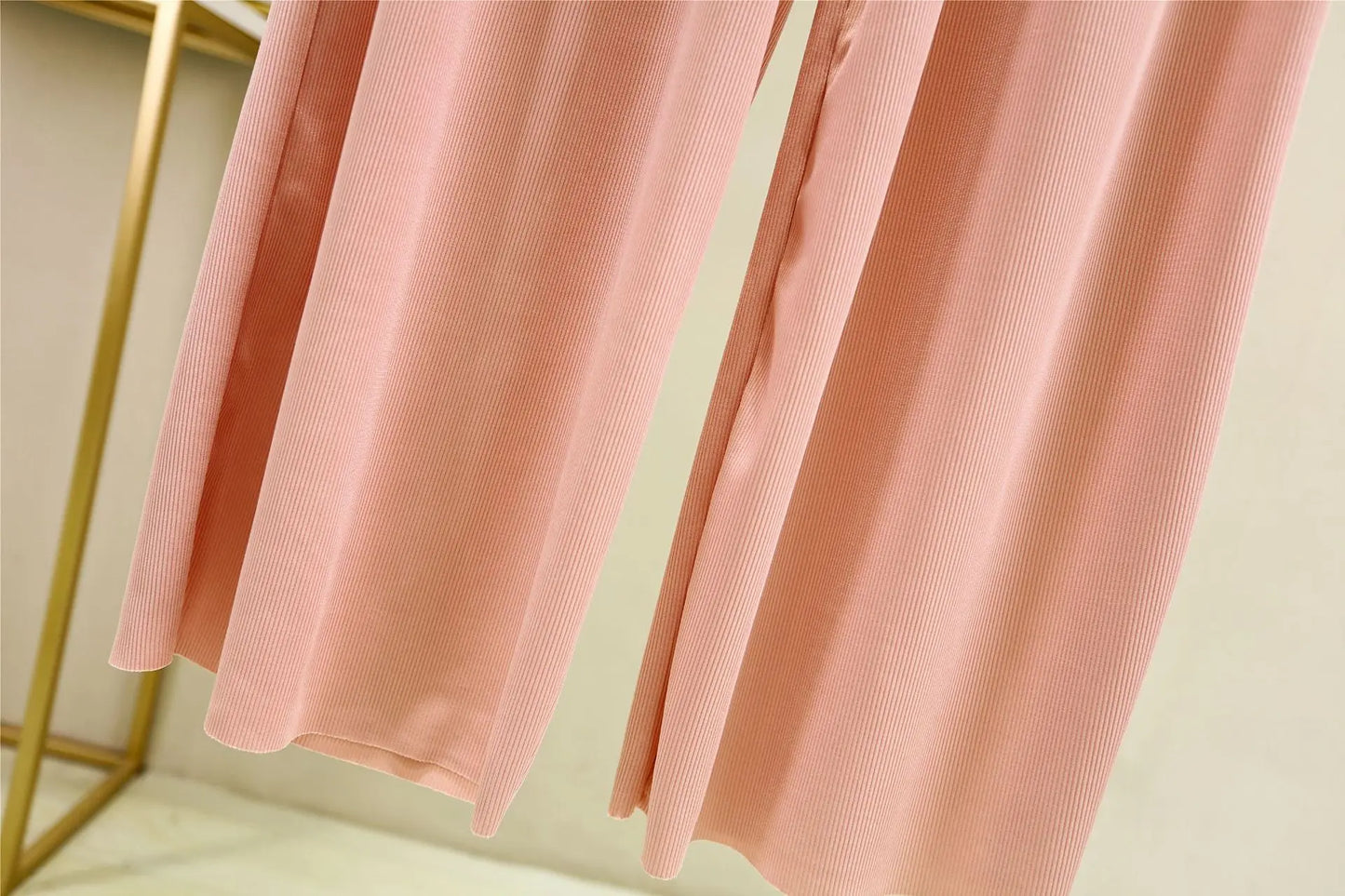 Spring Summer New Ice Silk Large Size Wide Leg Pants Korean Casual Home Pant Solid Color Pajamas Trousers Women Pantalones