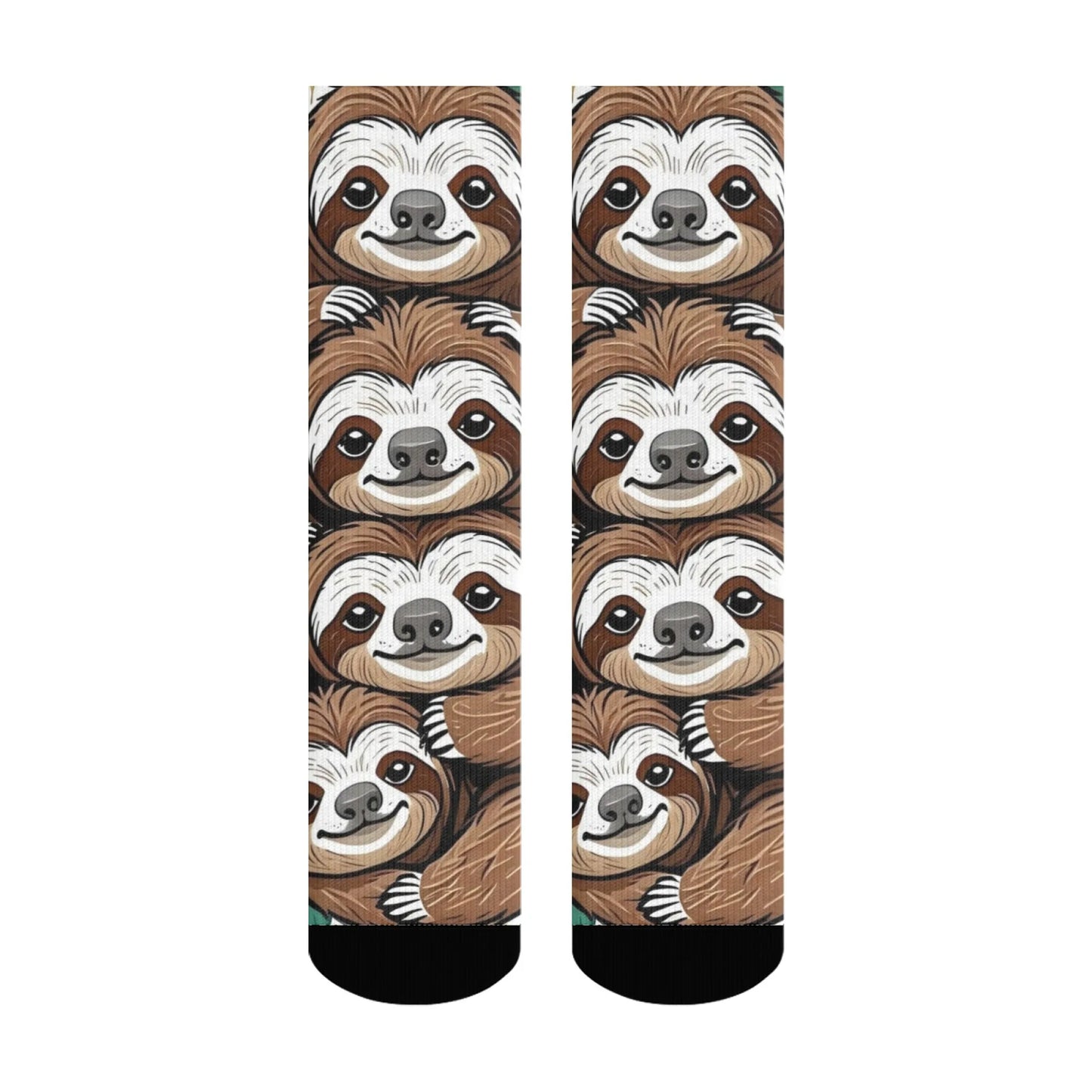 Novelty happy sloth baby funny socks Harajuku street hip-hop personality trend socks creative design fashion retro cartoon socks