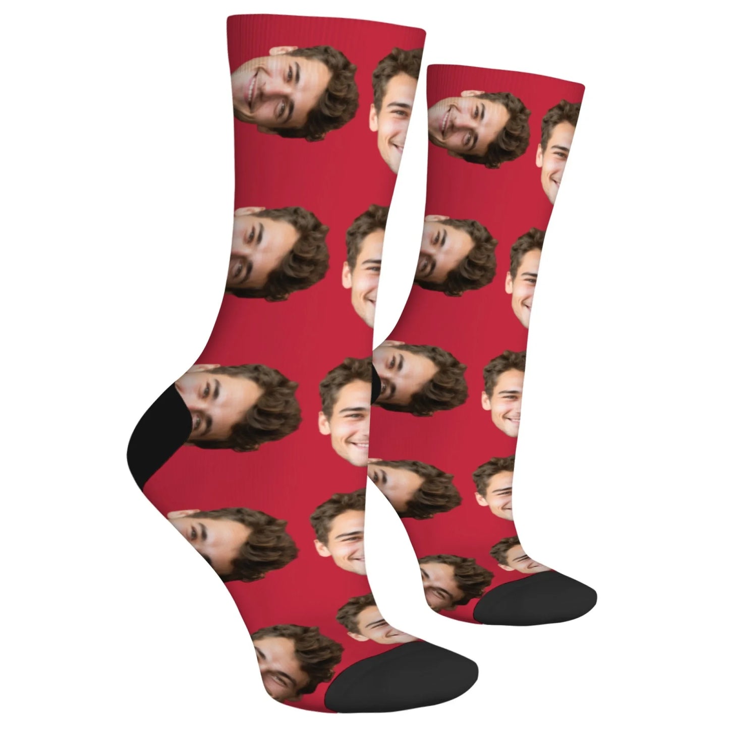 Novelty Custom Face Socks DIY Personalized Photo Custom Socks Crazy Funny Men's Socks Christmas Party Birthday Anniversary Gift