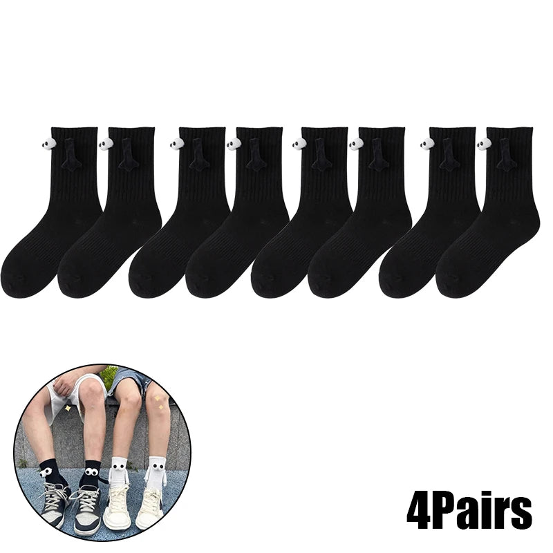 Novelty Magnetic Holding Hands Socks Funny Couples Socks Gifts for Women Men Teens Friends Couples Anniversary Birthday Gifts