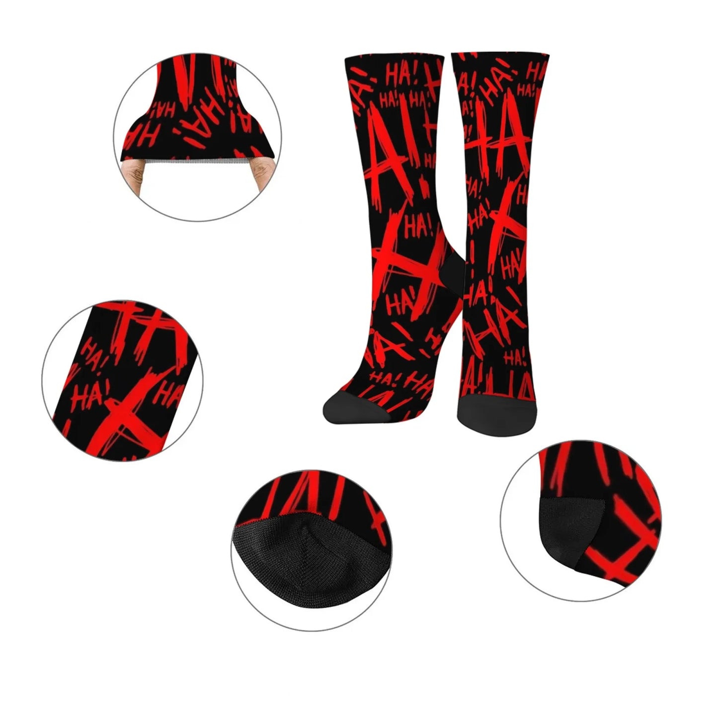 Novelty Street Graffiti Men's Socks Funny Hip-hop Sports Unisex Socks Stretch Breathable Comfortable Non-slip Casual Socks Gifts
