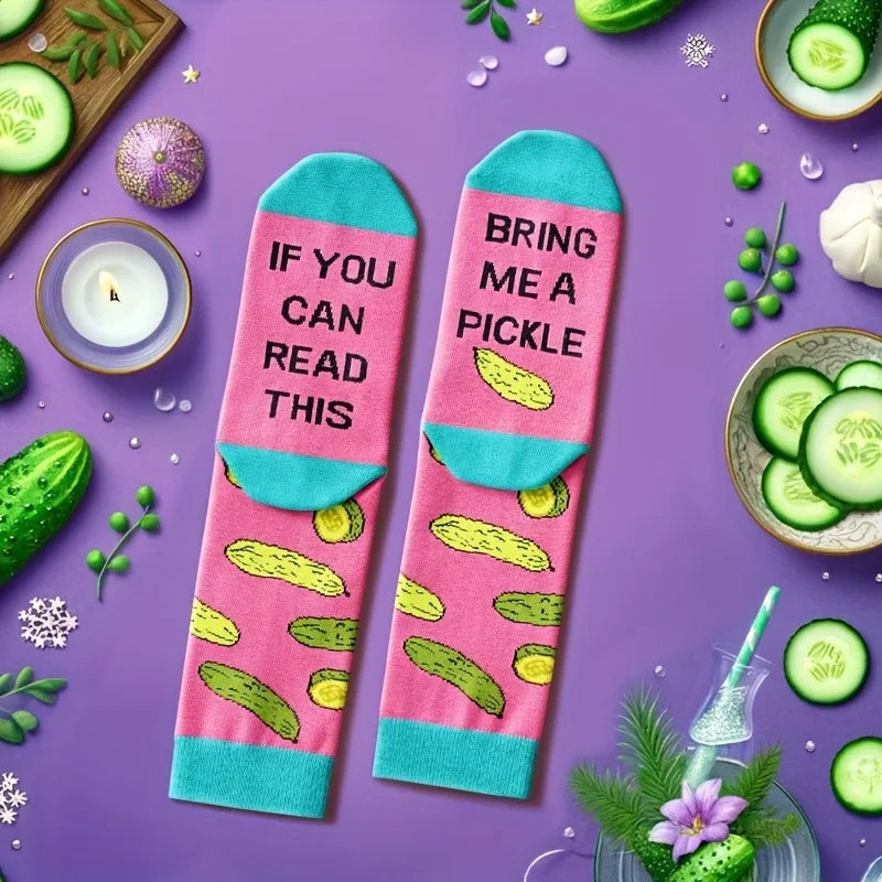 Novelty Sock Women Female Cotton Casual Funny Cute Short Food Socks Creative Printed Hosiery Harajuku Mid-Calf Personality