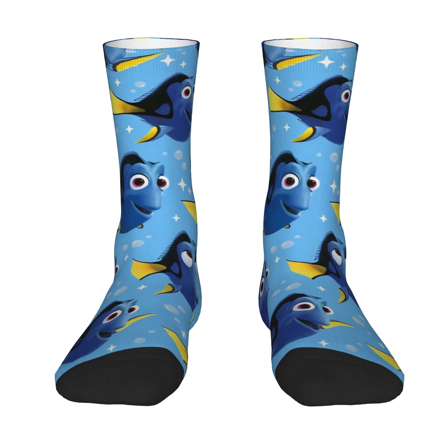 Funny Sock  Finding Nemo Vintage Quality Pattern Printed Men Crew Socks Novelty Men's Socks
