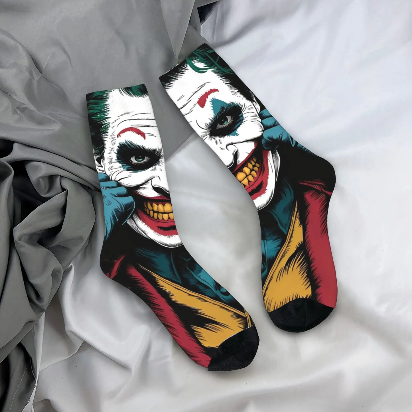Novelty Happy Crazy Jokered Stockings Men's Socks Quality Funny Socks Winter Climbing Anti-Slip Custom Socks Birthday Present