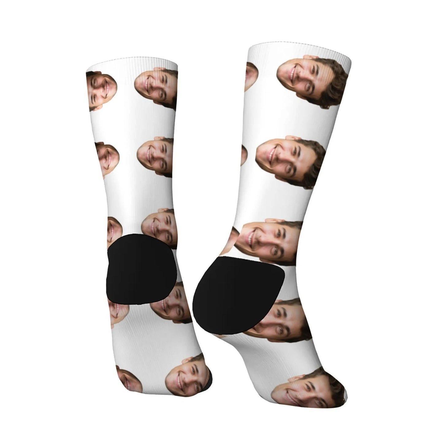Novelty Custom Face Socks DIY Personalized Photo Custom Socks Crazy Funny Men's Socks Christmas Party Birthday Anniversary Gift