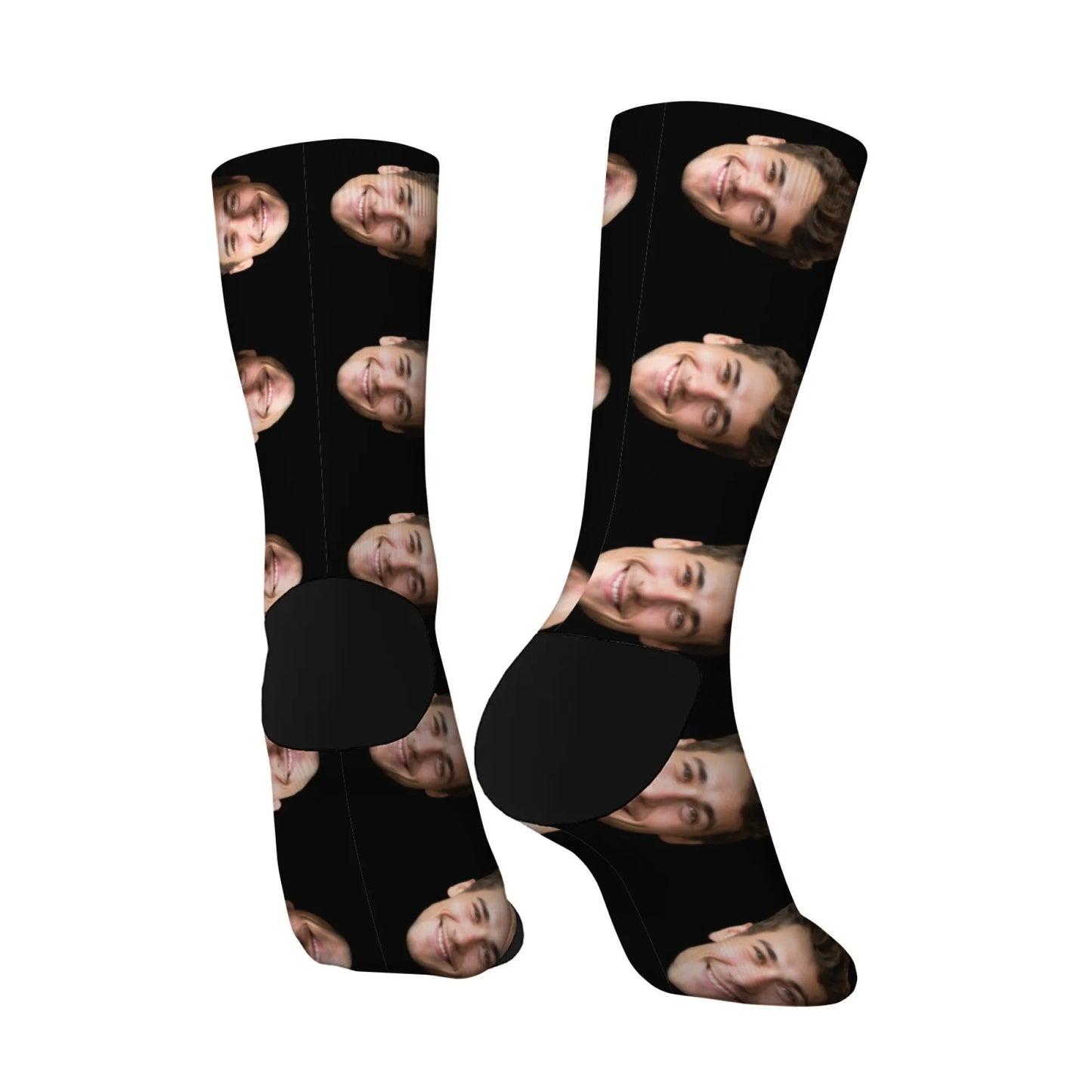 Novelty Custom Face Socks DIY Personalized Photo Custom Socks Crazy Funny Men's Socks Christmas Party Birthday Anniversary Gift