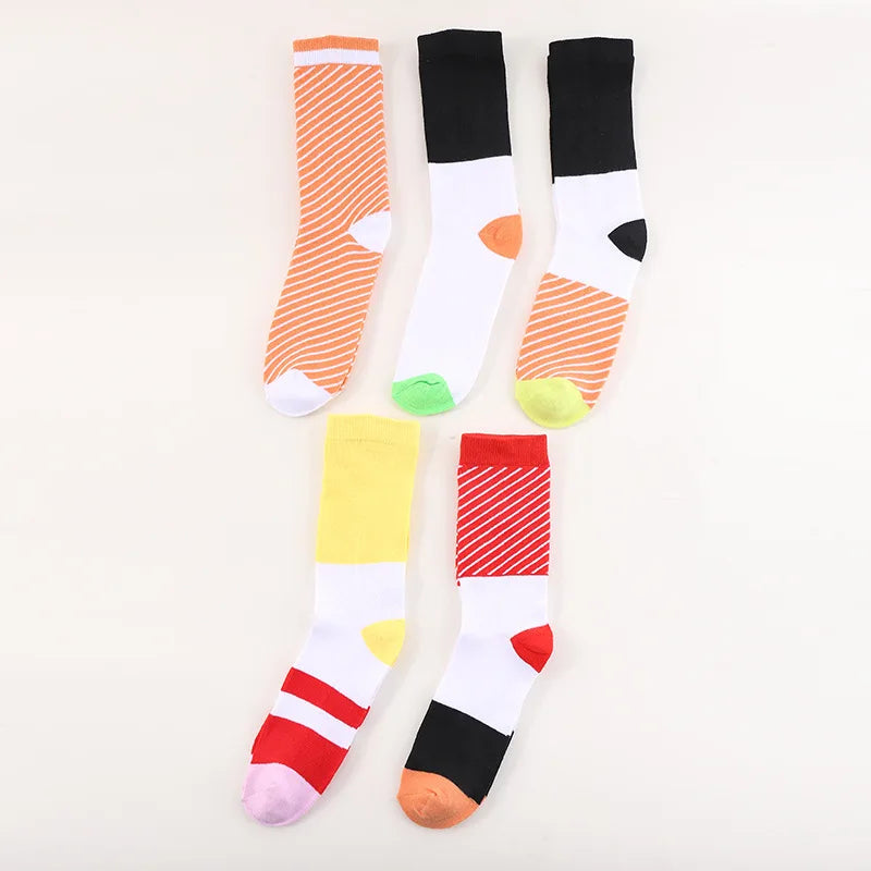 3/4/5 Pairs of Novelty and Interesting Salmon Sushi Socks Gift Box Christmas Style Season