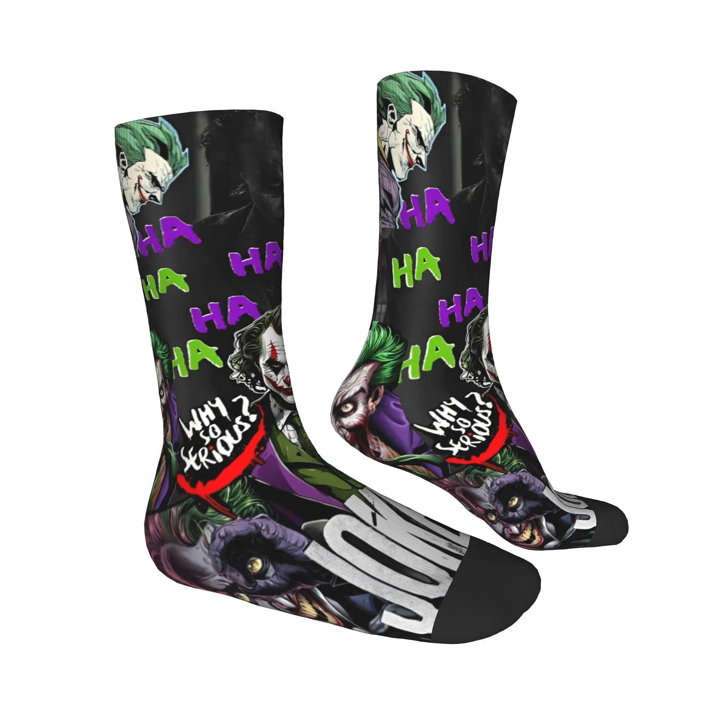 Novelty Happy Crazy Jokered Stockings Men's Socks Quality Funny Socks Winter Climbing Anti-Slip Custom Socks Birthday Present