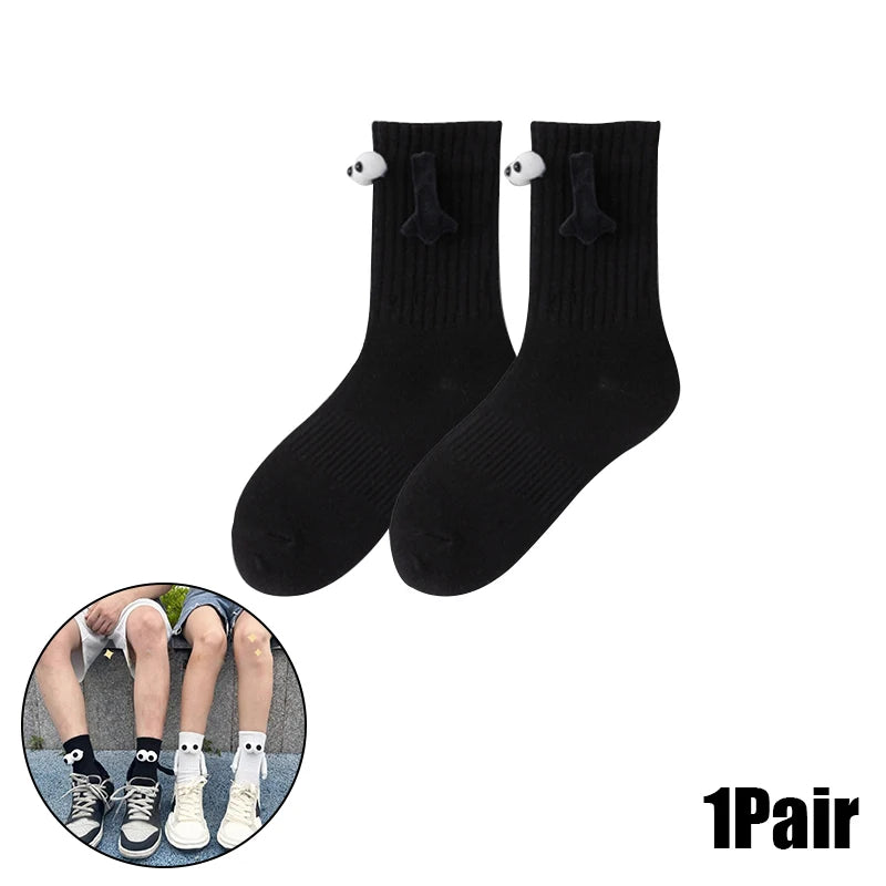 Novelty Magnetic Holding Hands Socks Funny Couples Socks Gifts for Women Men Teens Friends Couples Anniversary Birthday Gifts