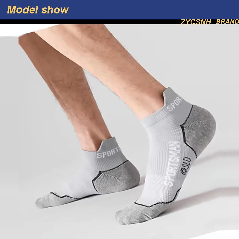 10 Pairs High Quality Socks Men's Summer Man Short Socks Breathable Ankle Socks Cotton Sports Socks Black Thin Cut Run Men Socks
