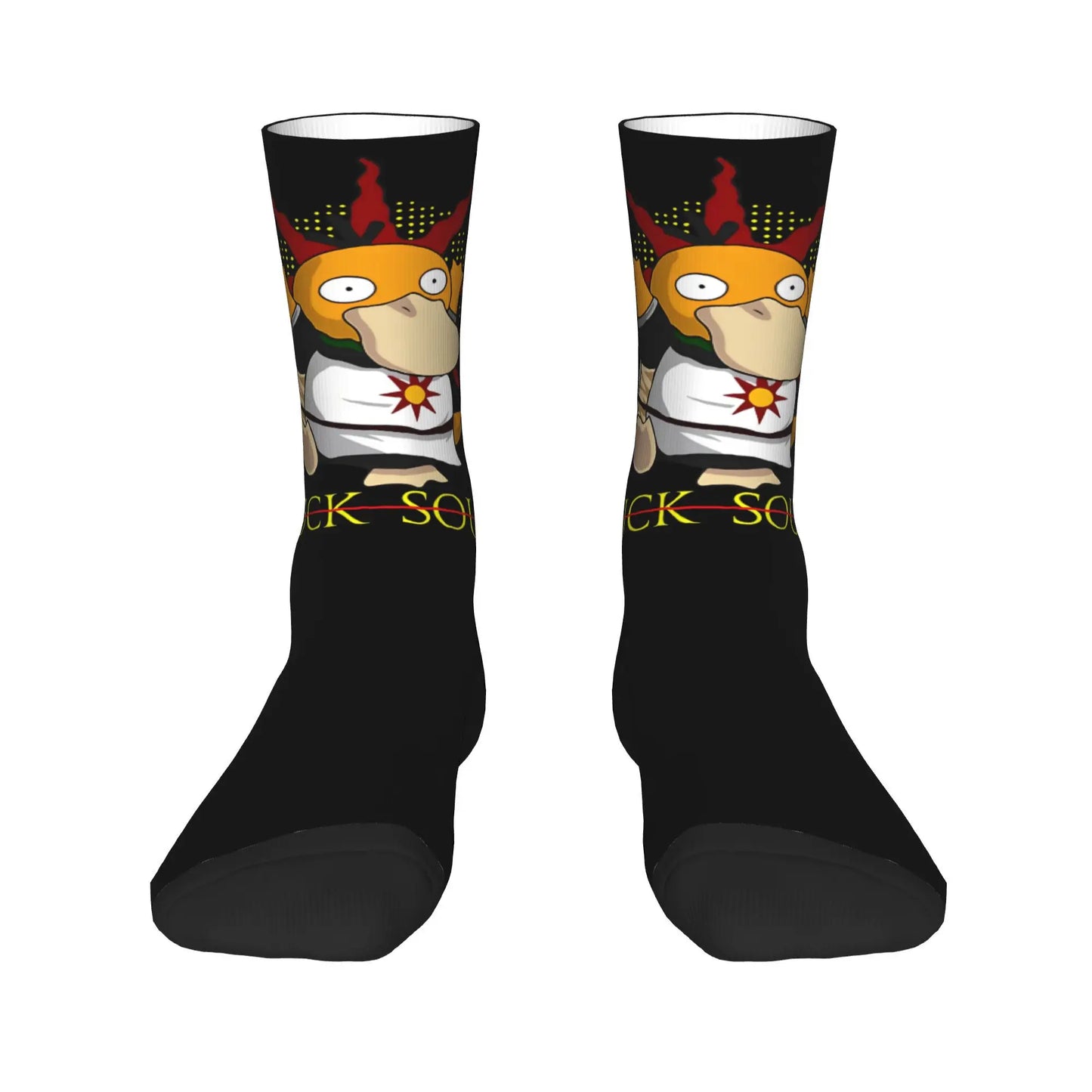 New Men's Socks Novelty Psyduck Manga   Sock Polyester Sport Women Socks Spring Summer Autumn Winter,