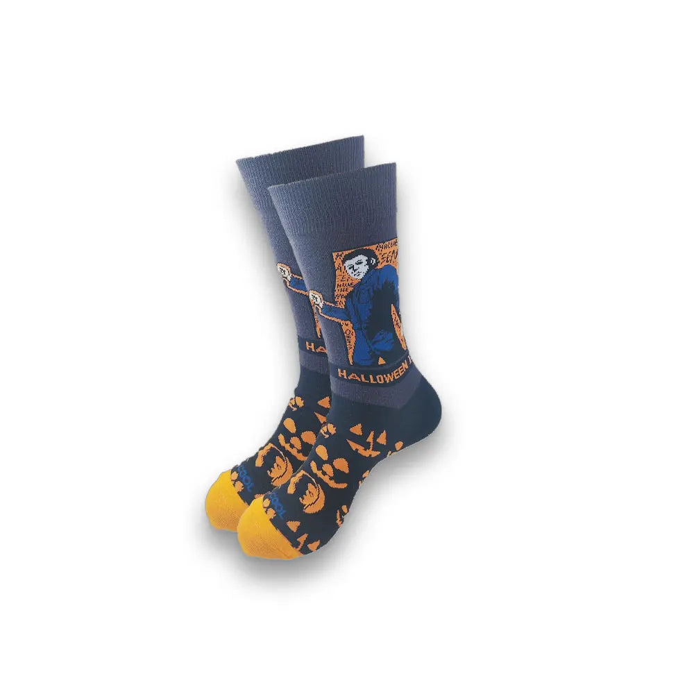 New Style Funny Cartoon Anime  Personalized Novelty SOCKS Men Women Breathable Cotton Hip Hop Sock Gifts for Men