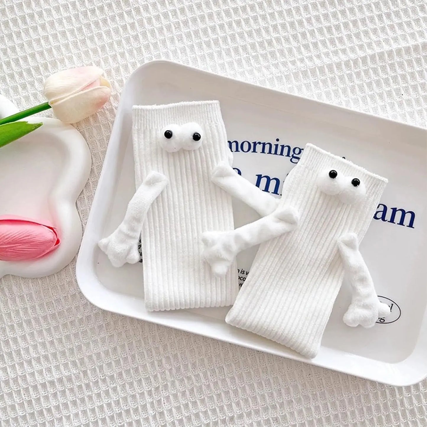 Novelty Magnetic Holding Hands Socks Funny Couples Socks Gifts for Women Men Teens Friends Couples Anniversary Birthday Gifts
