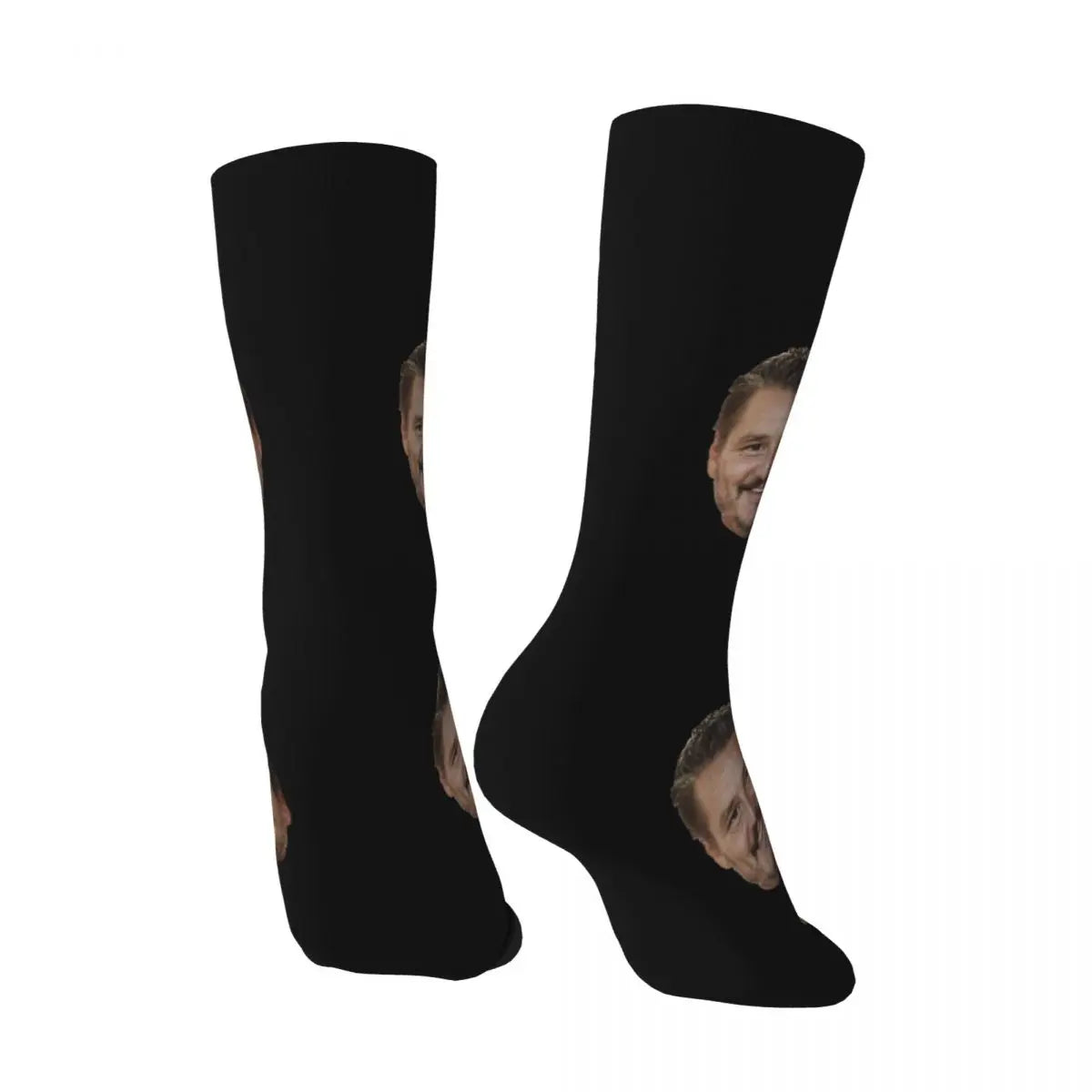 Novelty Mens Pedro Pascal Smile Unisex Winter Socks Hip Hop Happy Socks Street Style Crazy Sock