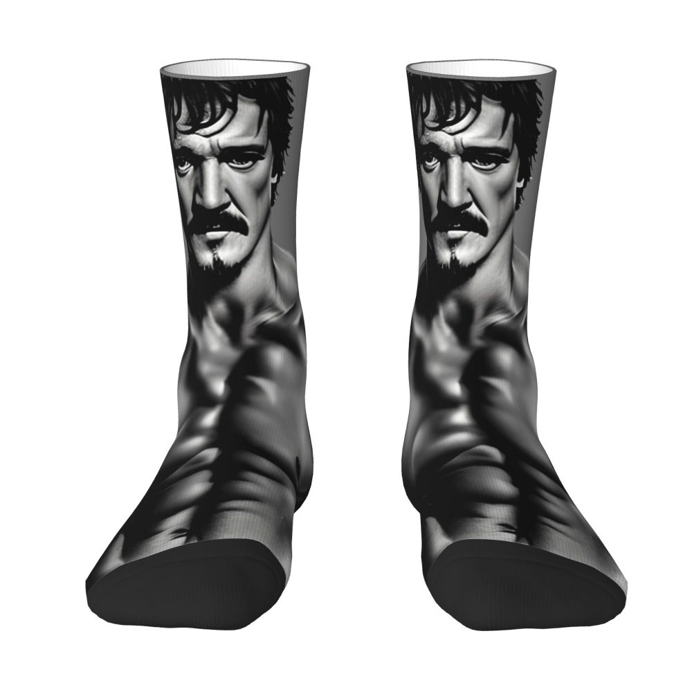 Novelty Mens Pedro Pascal Smile Unisex Winter Socks Hip Hop Happy Socks Street Style Crazy Sock