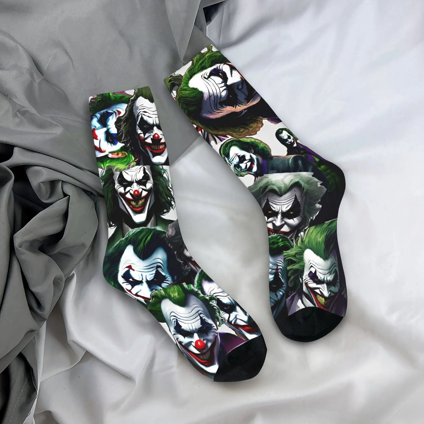 Novelty Happy Crazy Jokered Stockings Men's Socks Quality Funny Socks Winter Climbing Anti-Slip Custom Socks Birthday Present