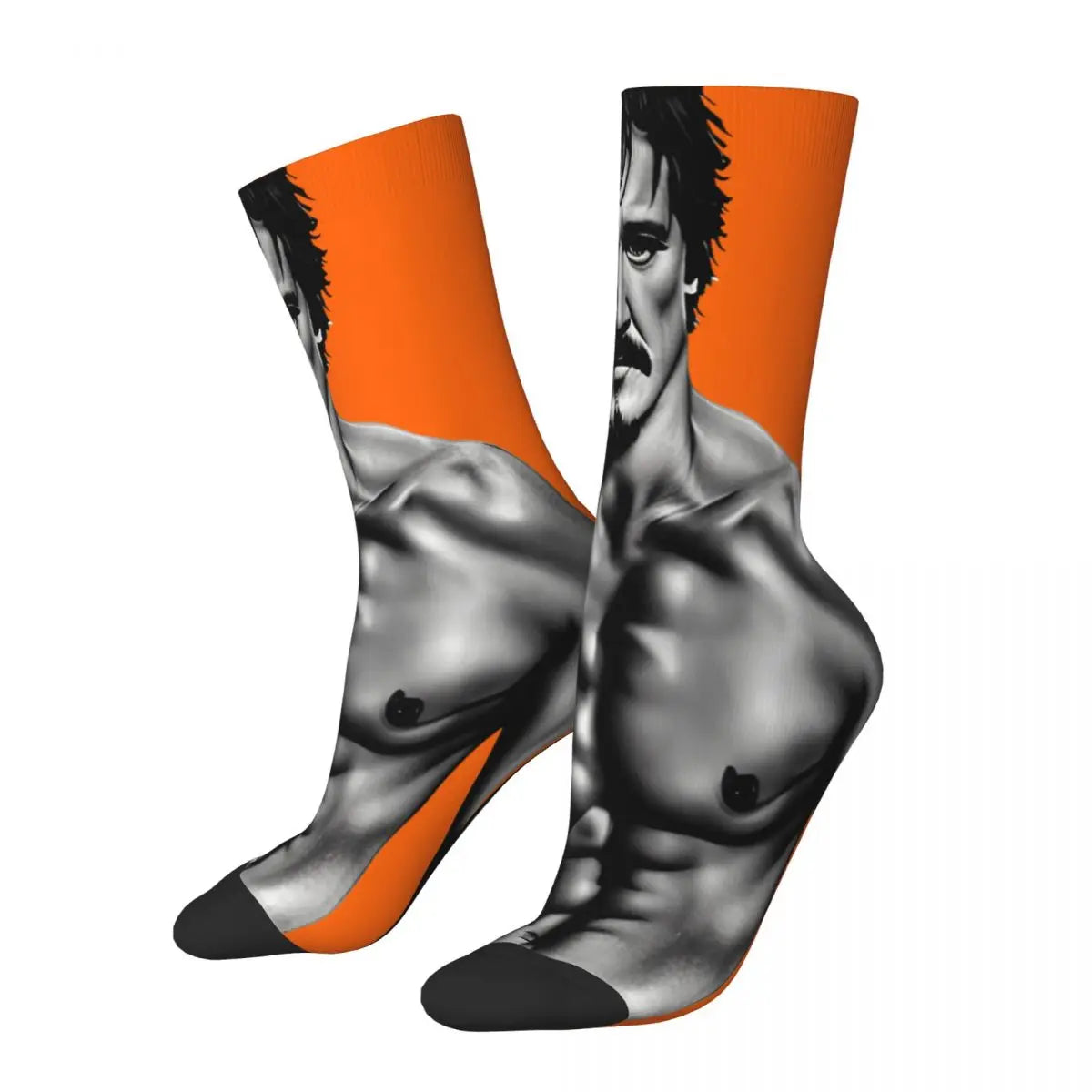 Novelty Mens Pedro Pascal Smile Unisex Winter Socks Hip Hop Happy Socks Street Style Crazy Sock