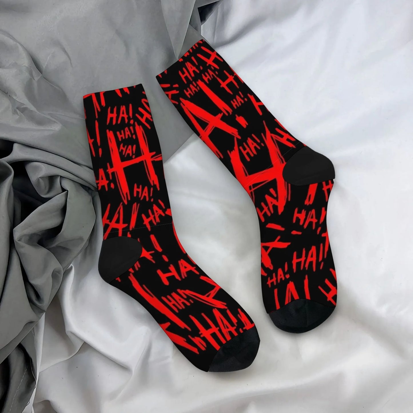 Novelty Street Graffiti Men's Socks Funny Hip-hop Sports Unisex Socks Stretch Breathable Comfortable Non-slip Casual Socks Gifts