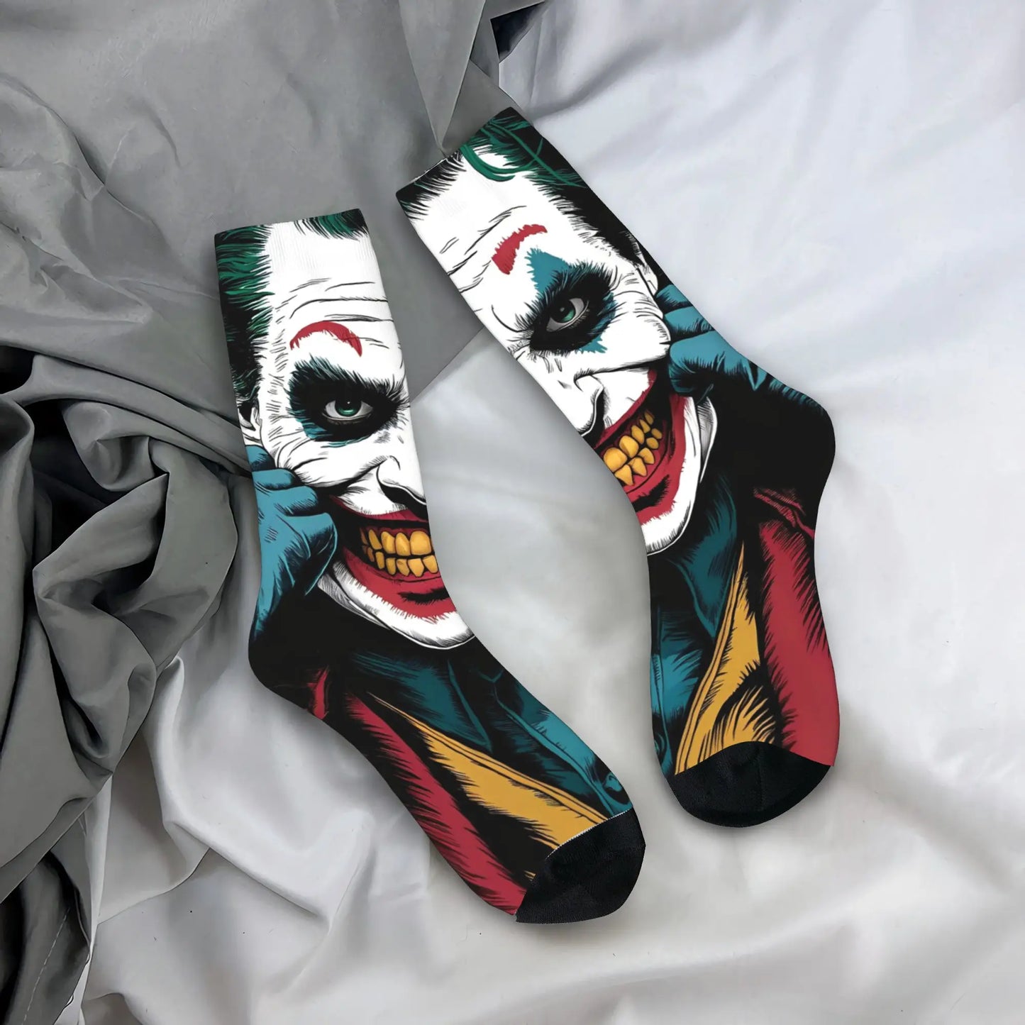 Novelty Happy Crazy Jokered Stockings Men's Socks Quality Funny Socks Winter Climbing Anti-Slip Custom Socks Birthday Present