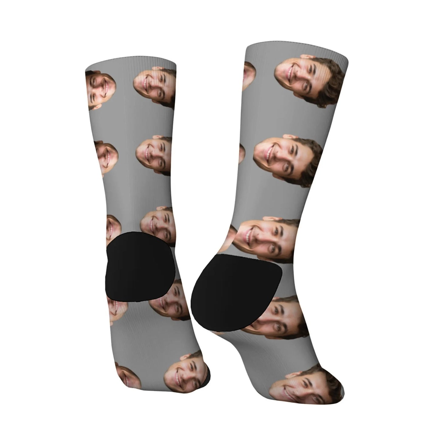 Novelty Custom Face Socks DIY Personalized Photo Custom Socks Crazy Funny Men's Socks Christmas Party Birthday Anniversary Gift
