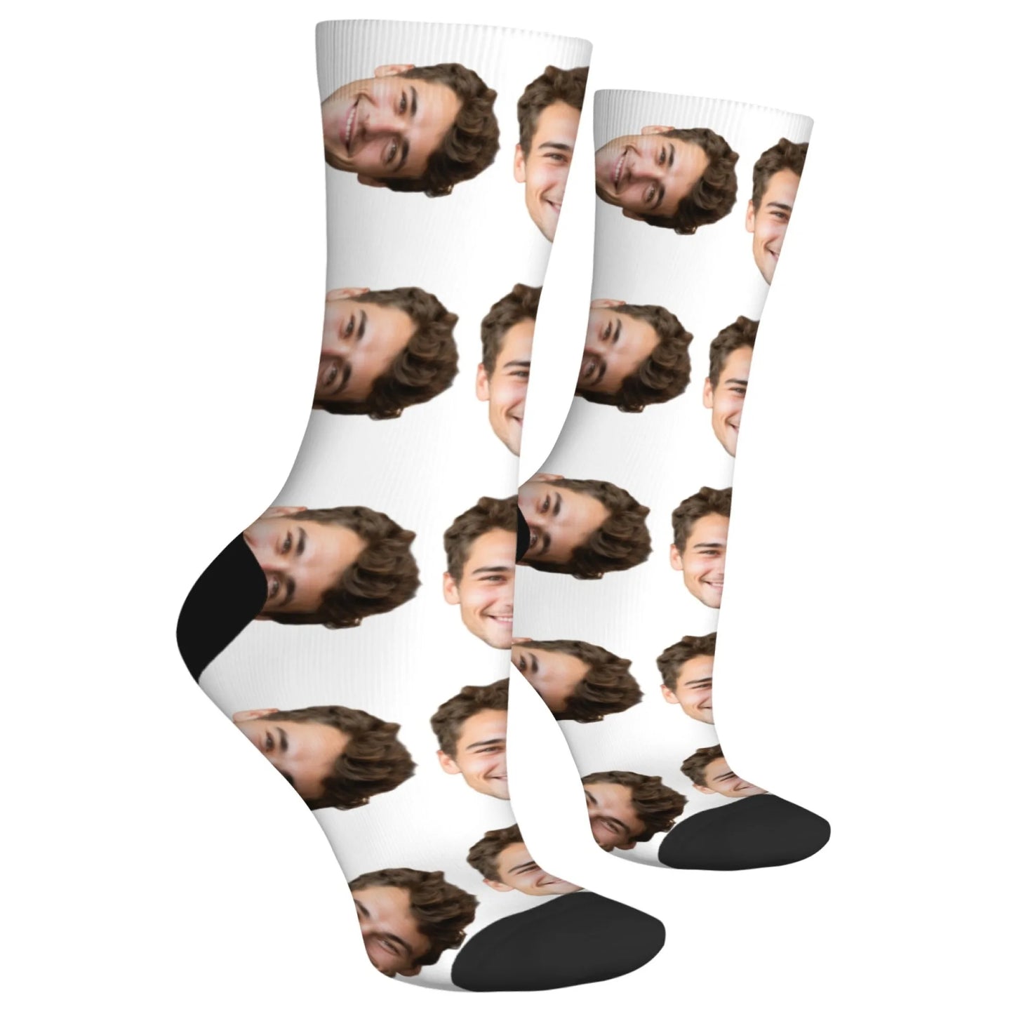 Novelty Custom Face Socks DIY Personalized Photo Custom Socks Crazy Funny Men's Socks Christmas Party Birthday Anniversary Gift
