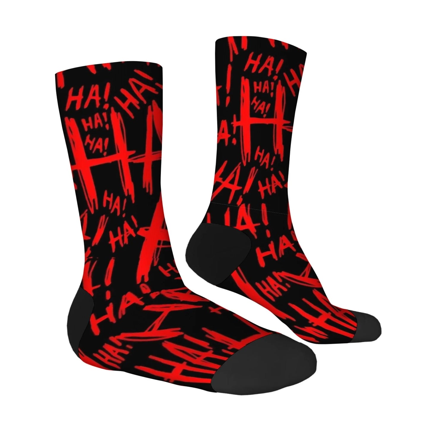Novelty Street Graffiti Men's Socks Funny Hip-hop Sports Unisex Socks Stretch Breathable Comfortable Non-slip Casual Socks Gifts