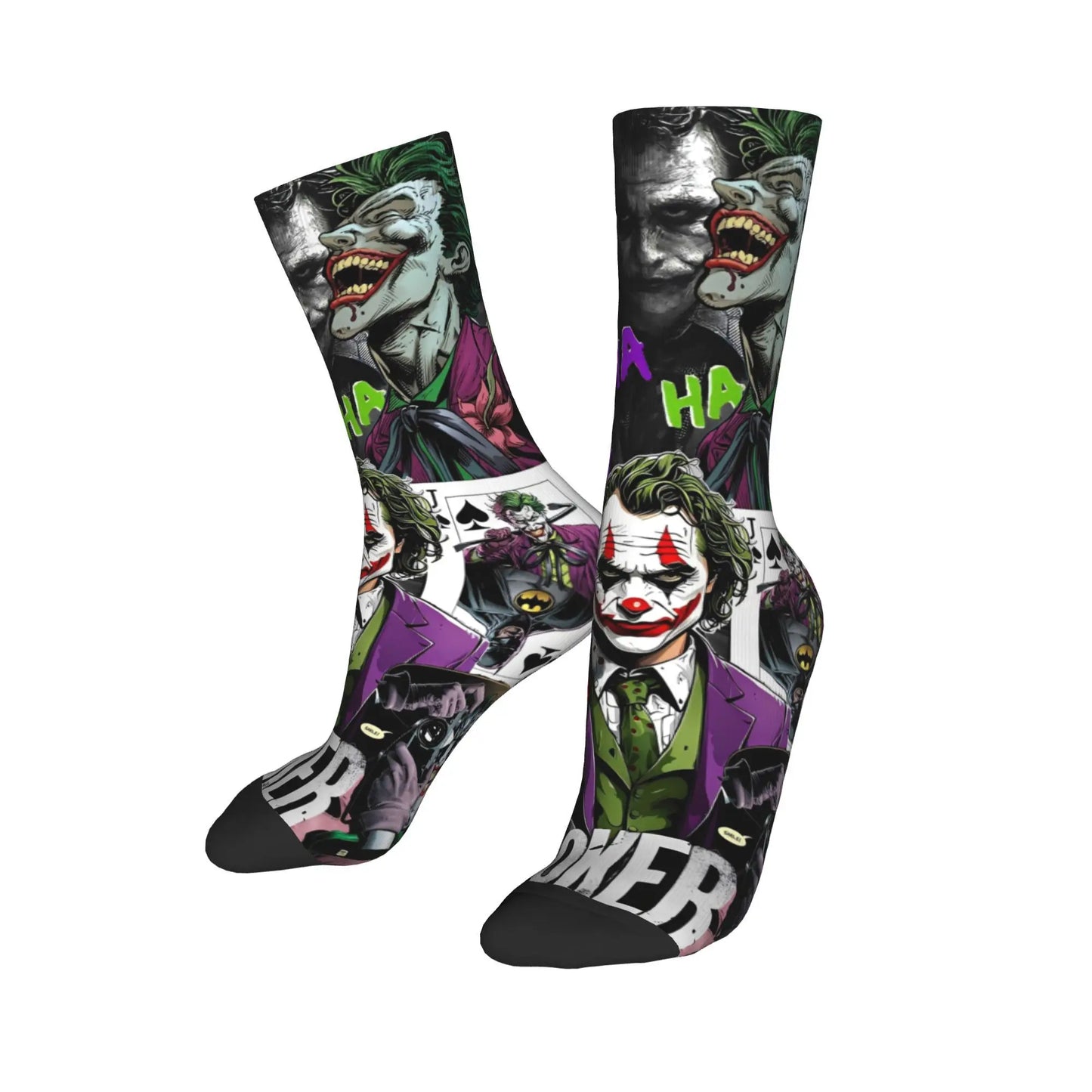 Novelty Happy Crazy Jokered Stockings Men's Socks Quality Funny Socks Winter Climbing Anti-Slip Custom Socks Birthday Present