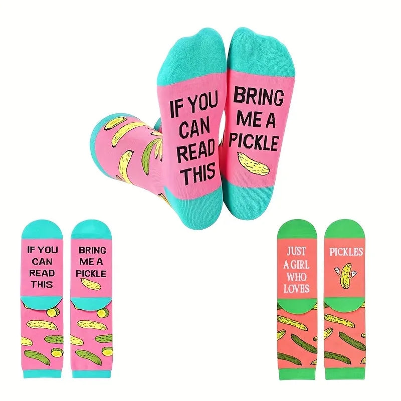 Novelty Sock Women Female Cotton Casual Funny Cute Short Food Socks Creative Printed Hosiery Harajuku Mid-Calf Personality